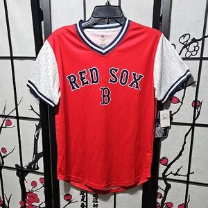 Red Sox V-Neck Jersey Shirt Size XL New